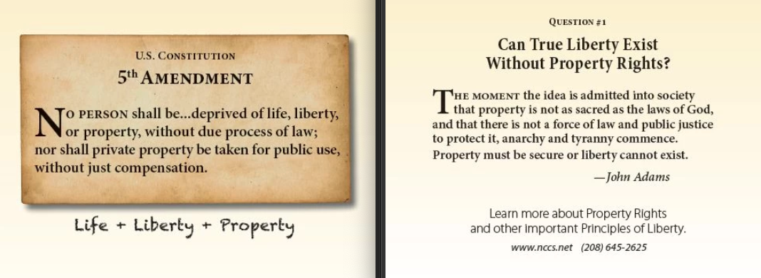 Life Liberty and Property NCCS