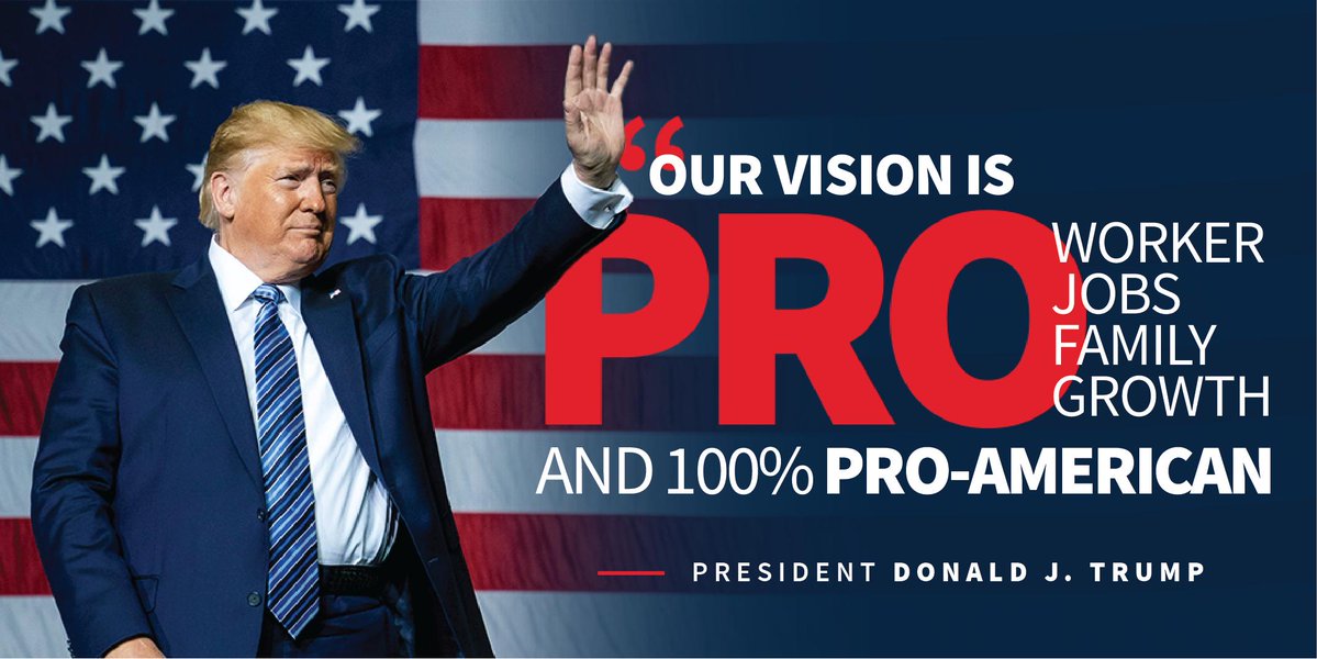 TRUMP our vision is pro American