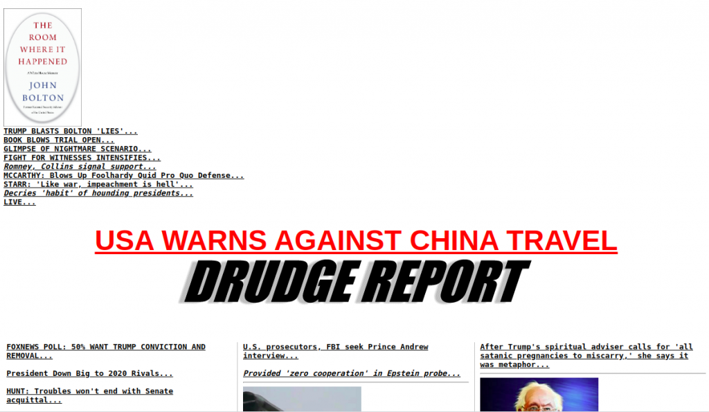 drudge report ranking